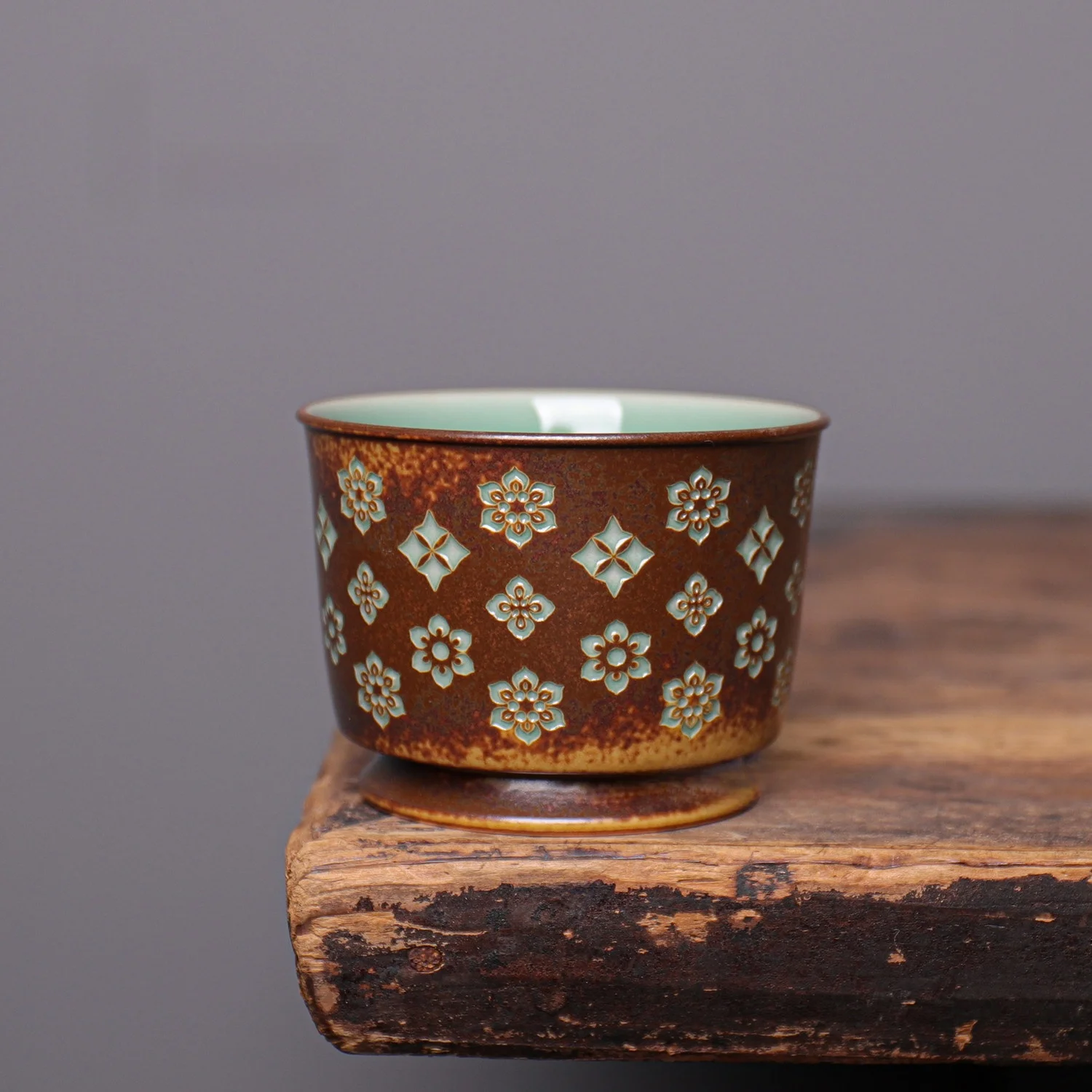 

Чайная чашка ручной работы из фарфора, китайская чашка для чаепития, набор для чайной церемонии Гунфу, глазурованная чашка для владельца, большая емкость