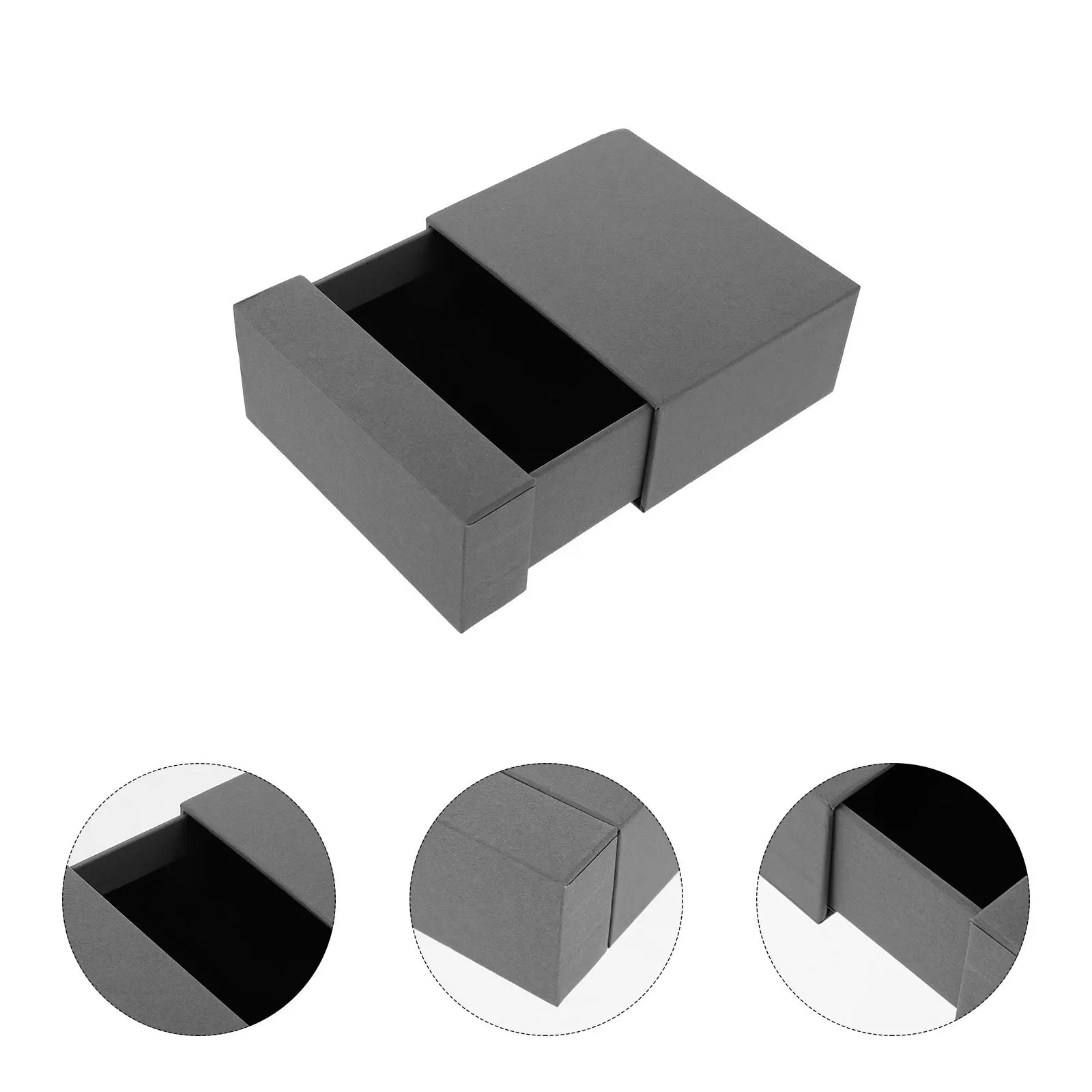 

3Pcs Jewelry Packaging Boxes Paper Drawer Organizer for Necklace Bracelet Earring Storage Display Travel Use Jewelry Display Box