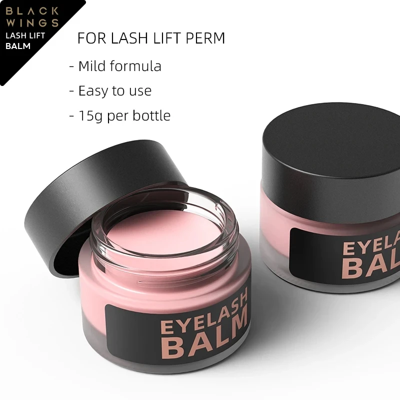 Blackwings Eyelashlift Glue Balm 15gEyelash Lifting Perm Adhesive WAX Lash Lift Glue Balm