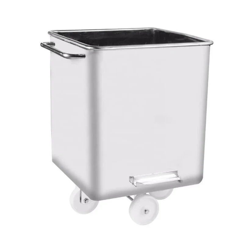 

200L Standard Meat Processing Hopper Trolley
