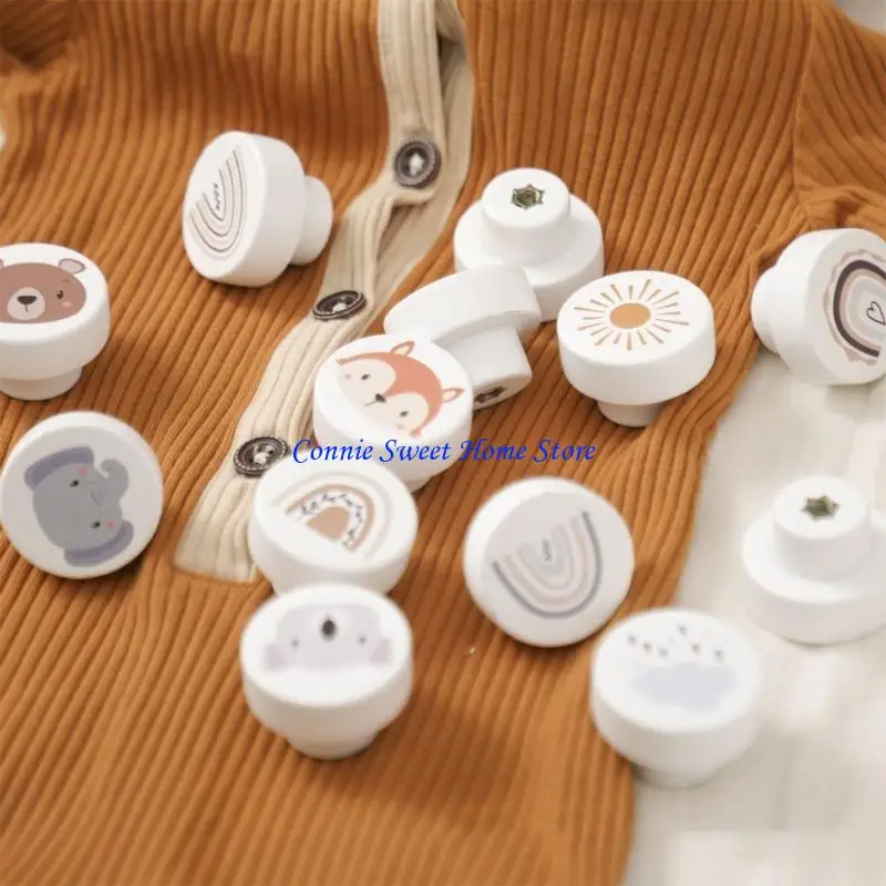 LXAF Fun Animal Pattern Drawer Pulls Decorative Drawer Pulls Delightful Drawer Cabinet Pull for Cabinets