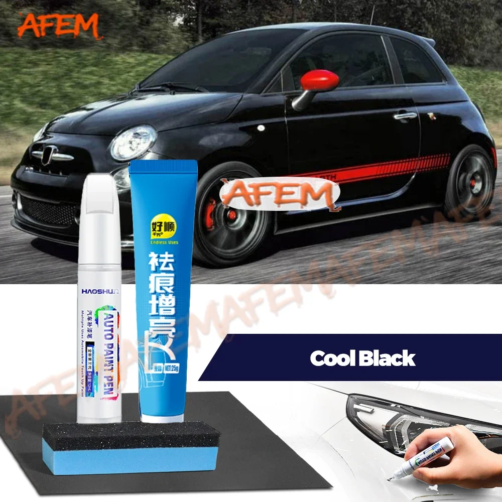 Car Touch Up Paint Pen Scratch Repair Scratch Remover Wax Paint Care For 500 Fiat Mini MK3 2007-2025 2008 2009 2010 2011 2012