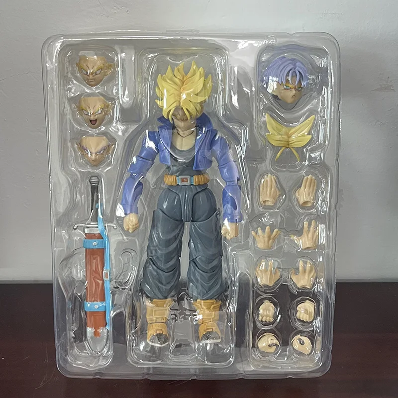 Dragon Ball Trunks Anime Figures SHF Trunks Boy From Future Collection Model Action Figure Toys Birthday Gift Decor