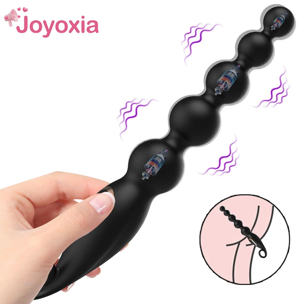 

Anal Beads Vibrator Women Enlargment Design With 7 Modes Prostate Massager Masturbator Butt Plug Erotic Man Sex Toys for Couple