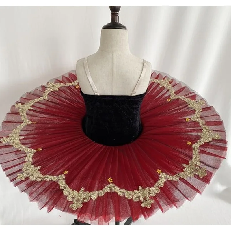 Spódnice baletowe dla dziewczynek, profesjonalne tutu baletowe dla kobiet, stroje do występów dla dorosłych, kostium Jezioro Łabędzie, sukienka baleriny