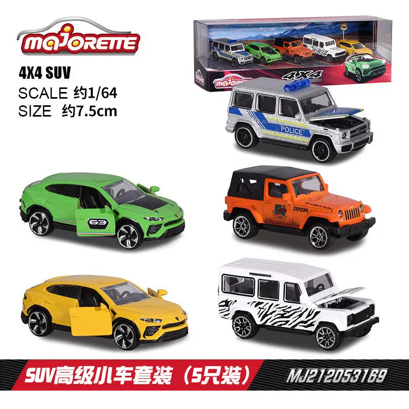 Majorette Car Model Vint Age Rusty Renault Garage Mercedes Benz  Porsche Mclaren Collection Cars Model Boy Birthday Toys Gift