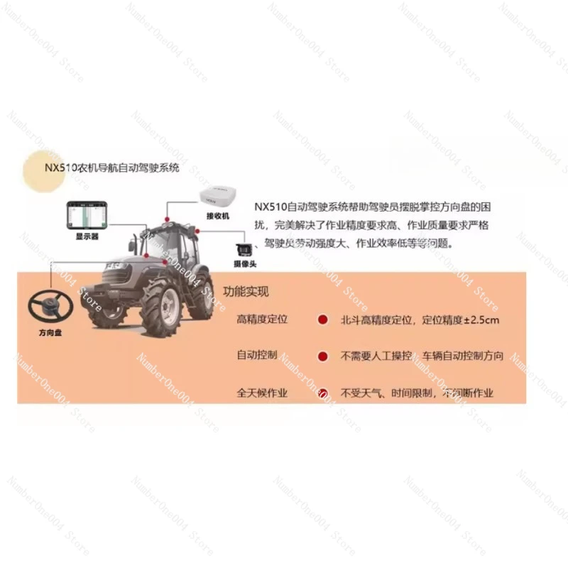 

Agricultural GPS Positioning System Automatic Steering Measuring Controller