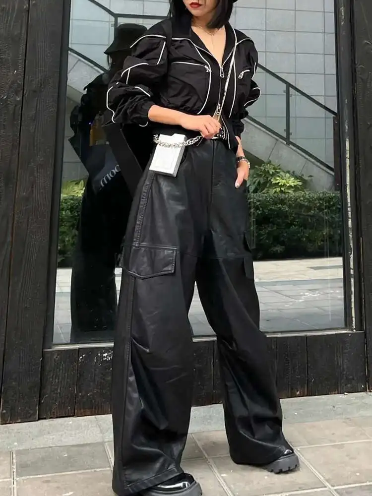 CiCi التلبيب كم طويل تقسم الحياكة معطف خمر الإناث موضة جديدة الصلبة المرقعة جيوب التخسيس معاطف للنساء