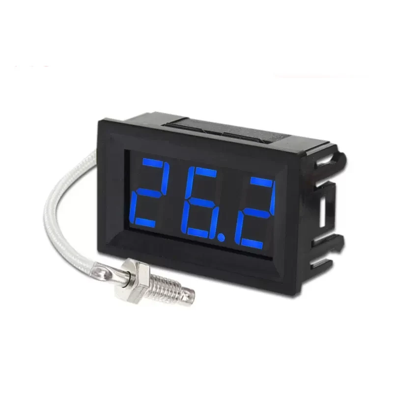 Industrial High Temperature K-Type M6 Thermocouple Thermometer 12V Digital temperature meter tester -30~800 Degree thermograph