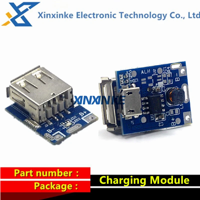 

10PCS 5V booster board lithium battery charging protection board perfume booster board main board 134N3P scheme DIY charger