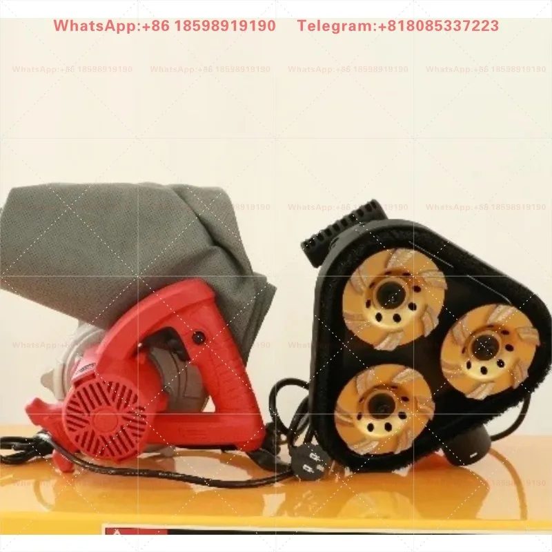 Dual Voltage 110V 220V Handheld Edge Grinder Concrete Marble Terrazzo Multi Purpose Grinding Polishing Power Tool
