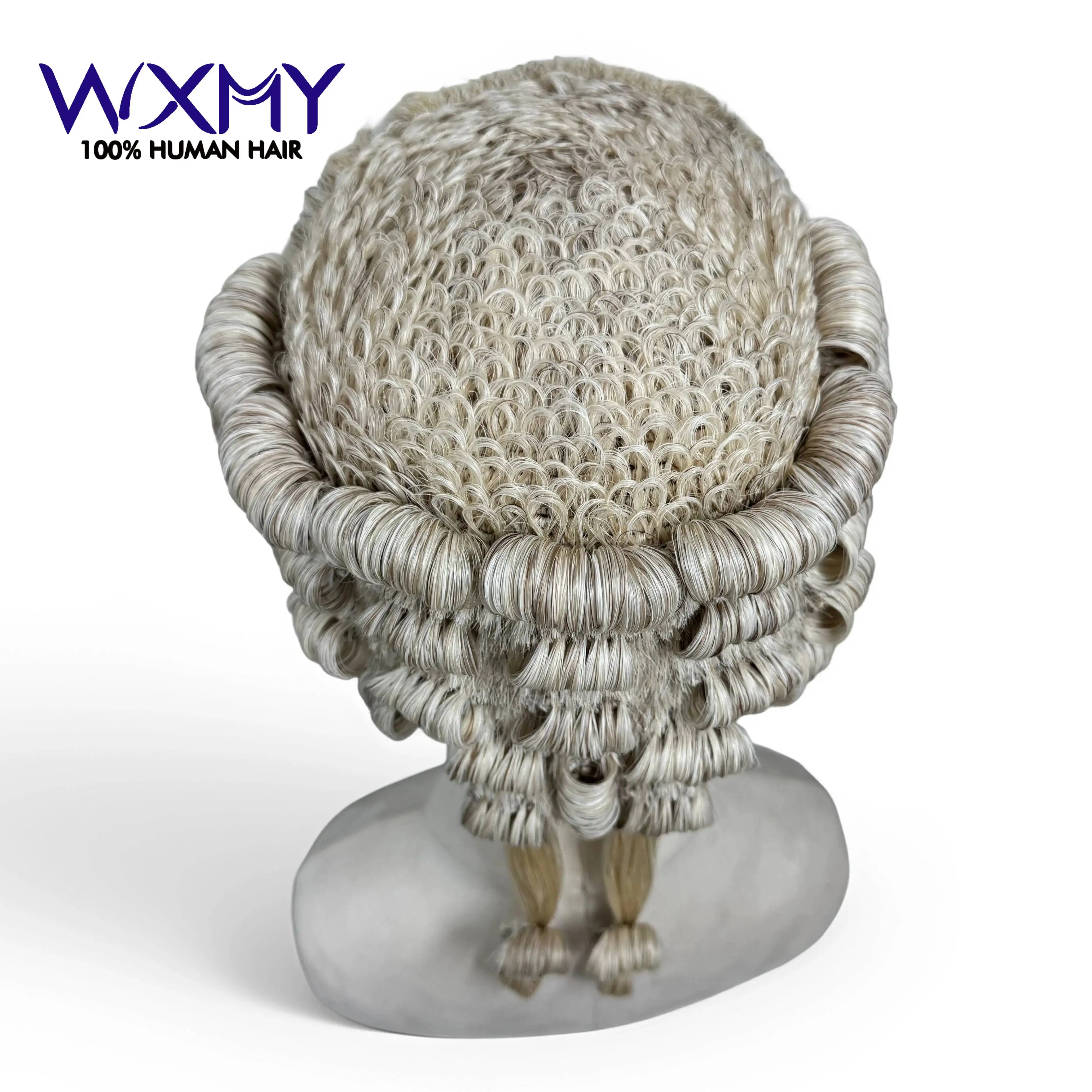 Barrister Bar Wigs Professional Judicial Court Wig Horsehair Wig Full Handmade Judge Wig For Formal Use in Court and Lawyer Wig
