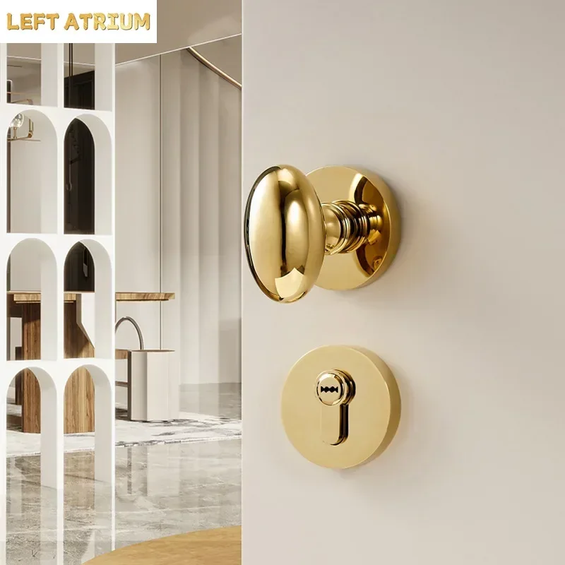 Zinc Alloy Spherical Lock Door Locks Mute Lock Security Split Locks Door Hardware Door Handle Hardware Accessories