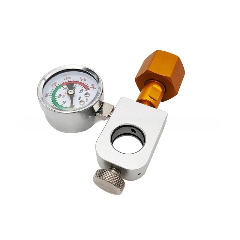 Sodastream CO2 Cylinder Refill Station Adapter With 42mm Pressure Gauge For DUO Terra Art Soda Maker Bottle