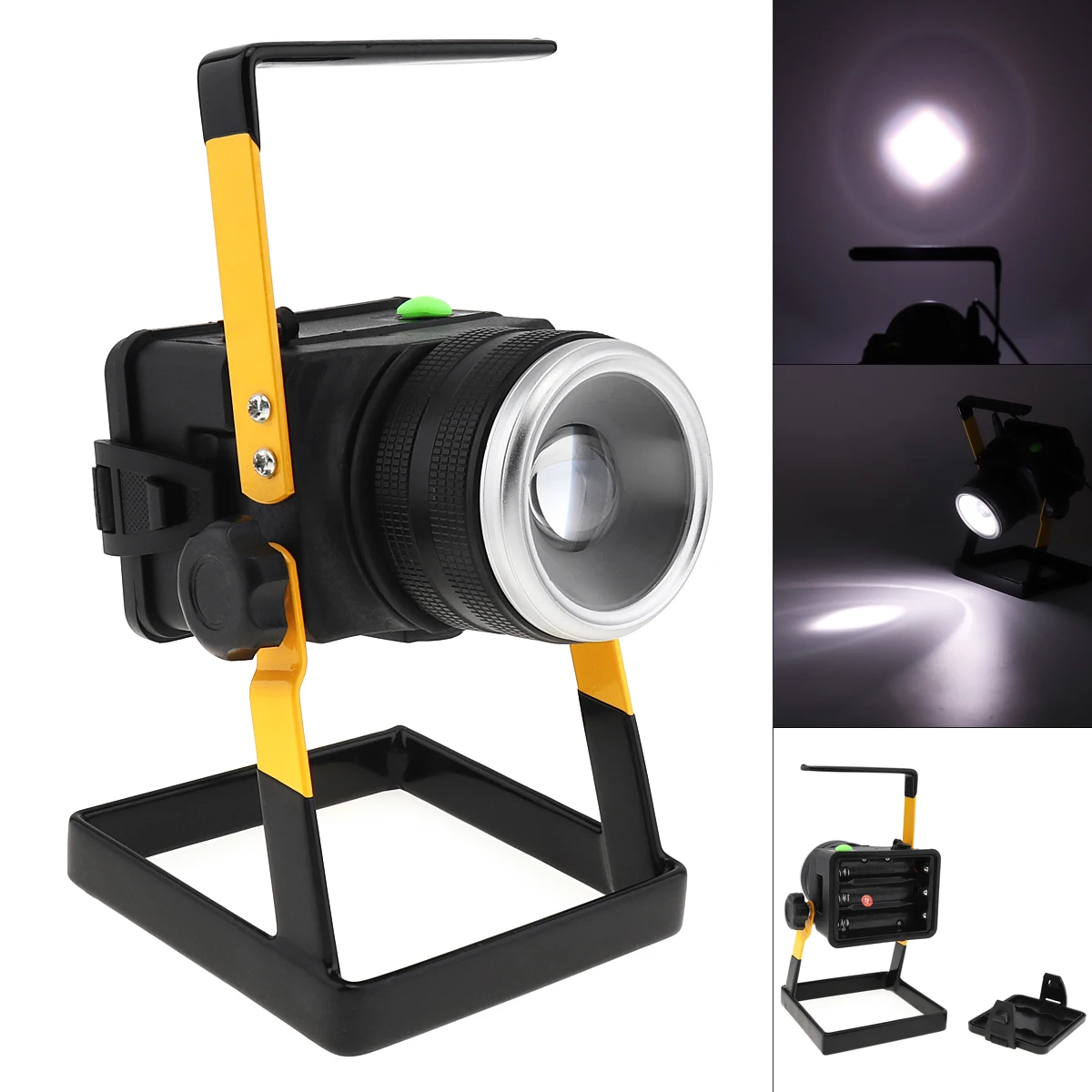 IP65 30W Floodlight Portable Rechargeable Work Emergency flood light for Traveling Camping Fishing Outdoor Spotlight LED