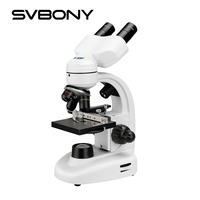 SVBONY SV605 Biological Microscope 40X-1600X Binocular Optical Electron Binocular Microscope  for Back to School Guide