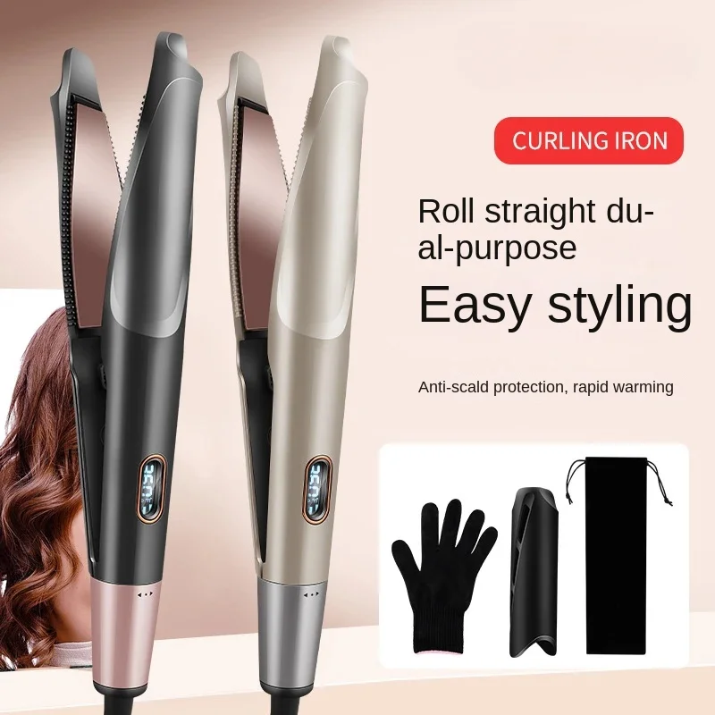 

Egg Roll Stick Twisted Curling Iron Dual-purpose Hair Straightener Egg Roll Ceramic Straight Hair Splint