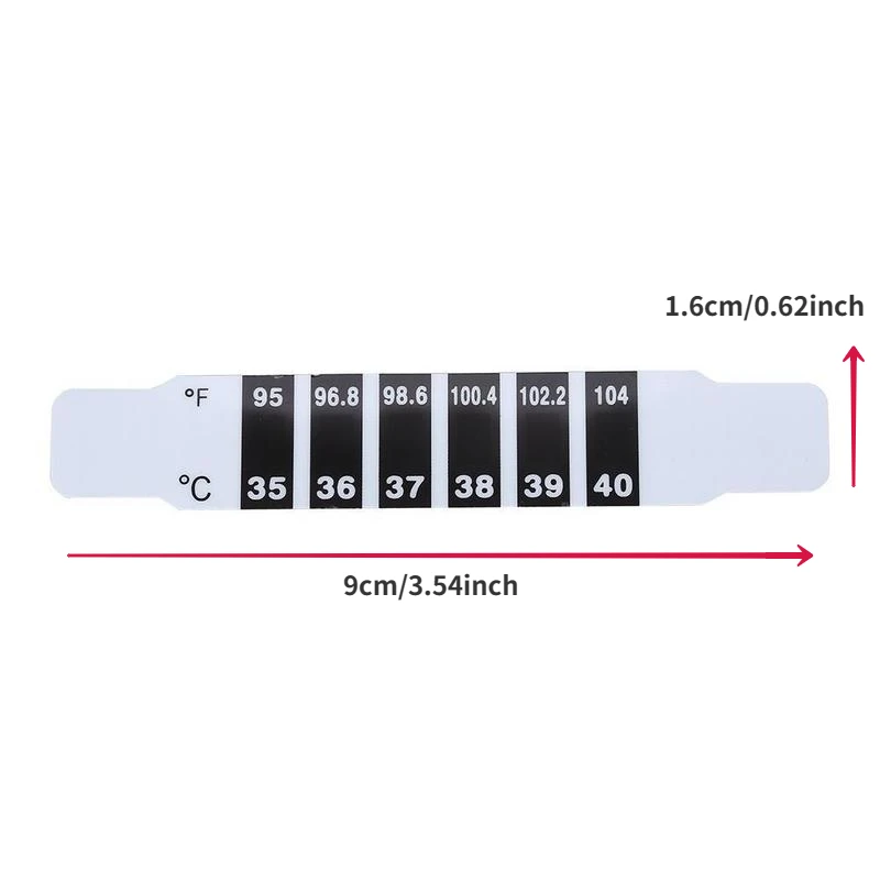 5 or 10pcs Baby Kids Thermometer Reusable Flexible Toddler Forehead Care