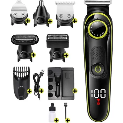 

Yopigo YP 6171 Hair & Beard Styling Shaving Machine Male Care Set 5 in 1 Ultimate