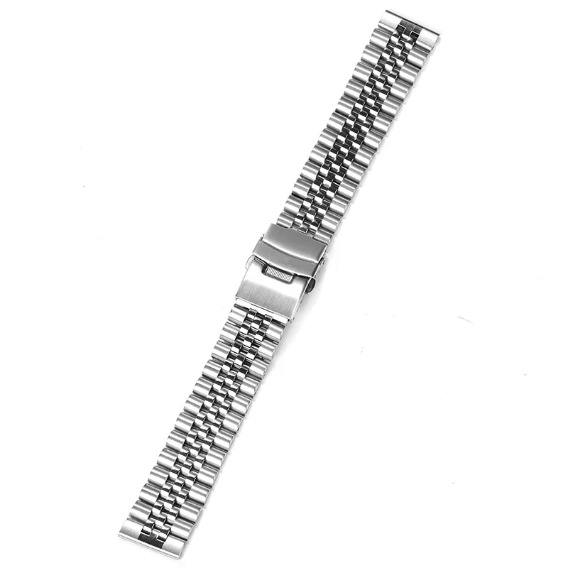 316L Stainless Steel Watchband for Jubilee Strap for Seiko SKX009 SKX007 Solid Bracelet Watch Accessories 18 19 20 21 22 24mm