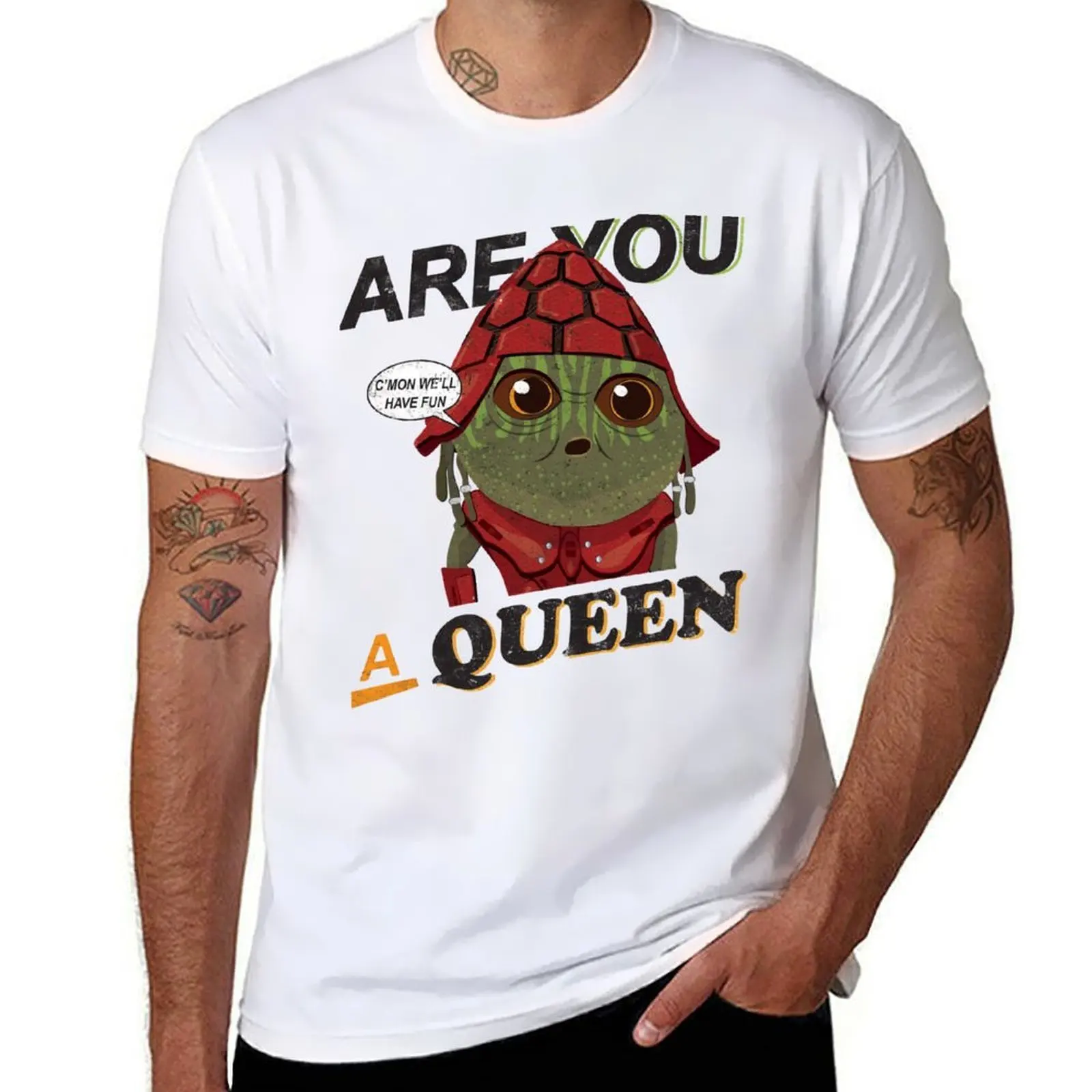 

Pawny - Are you a queen T-Shirt man t shirts cotton t shirts for man cotton funny T-Shirt