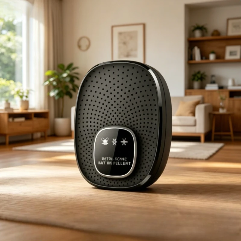 Dispositivo Ultrasónico para Eliminar y Atrapar Roedores, Repelente de Roedores Multifuncional Inteligente Recargable para Interiores