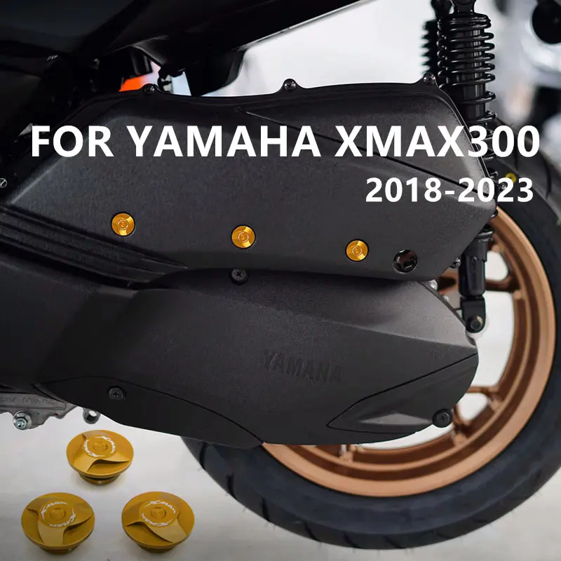 

Аксессуары для мотоциклов Yamaha XMAX300 2018-2023, модифицированный воздушный фильтр, декоративные винты, фильтр, внешняя крышка, винты