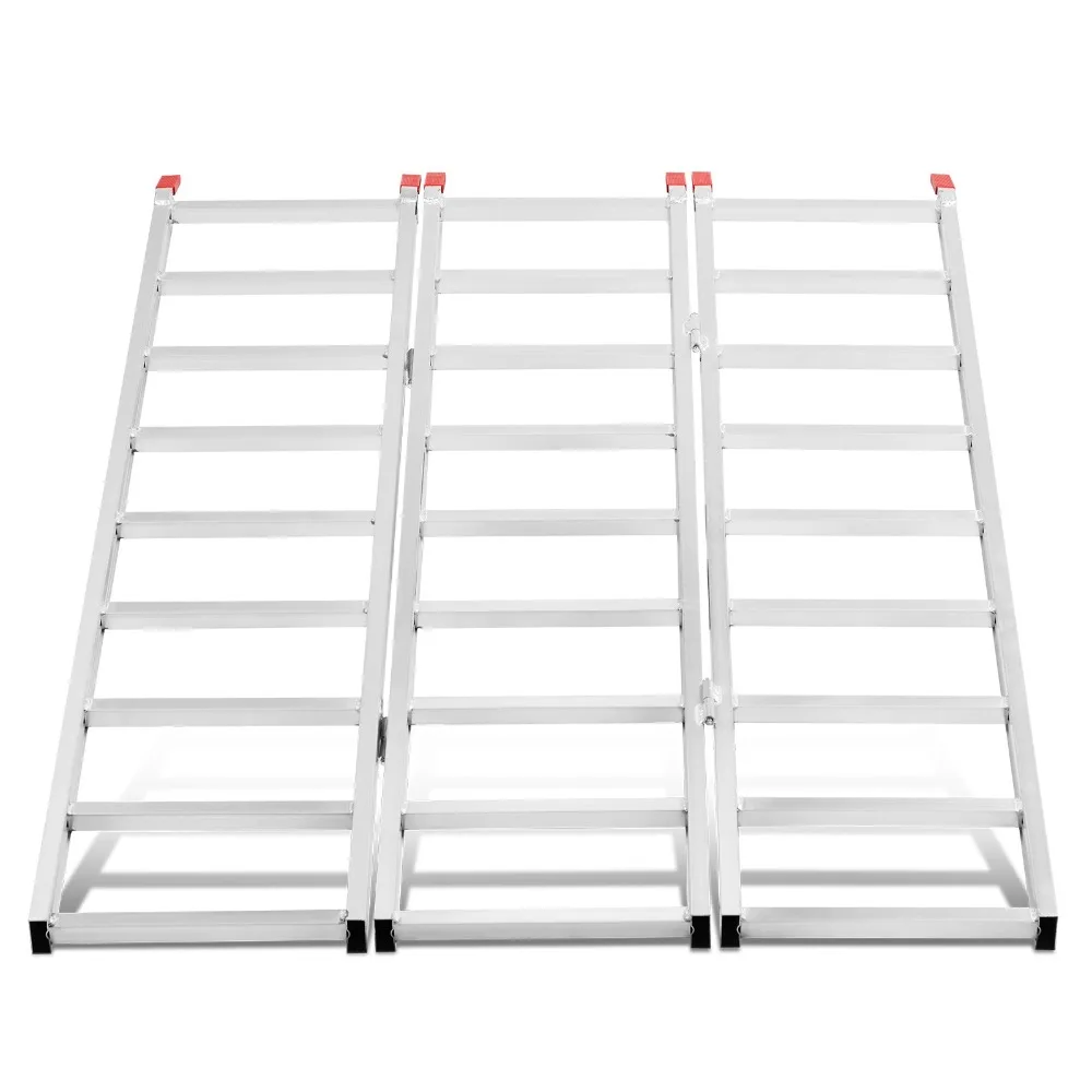 

New 69inch 1500 Pound Aluminum Tri-Fold Truck Bed ATV UTV Ramp