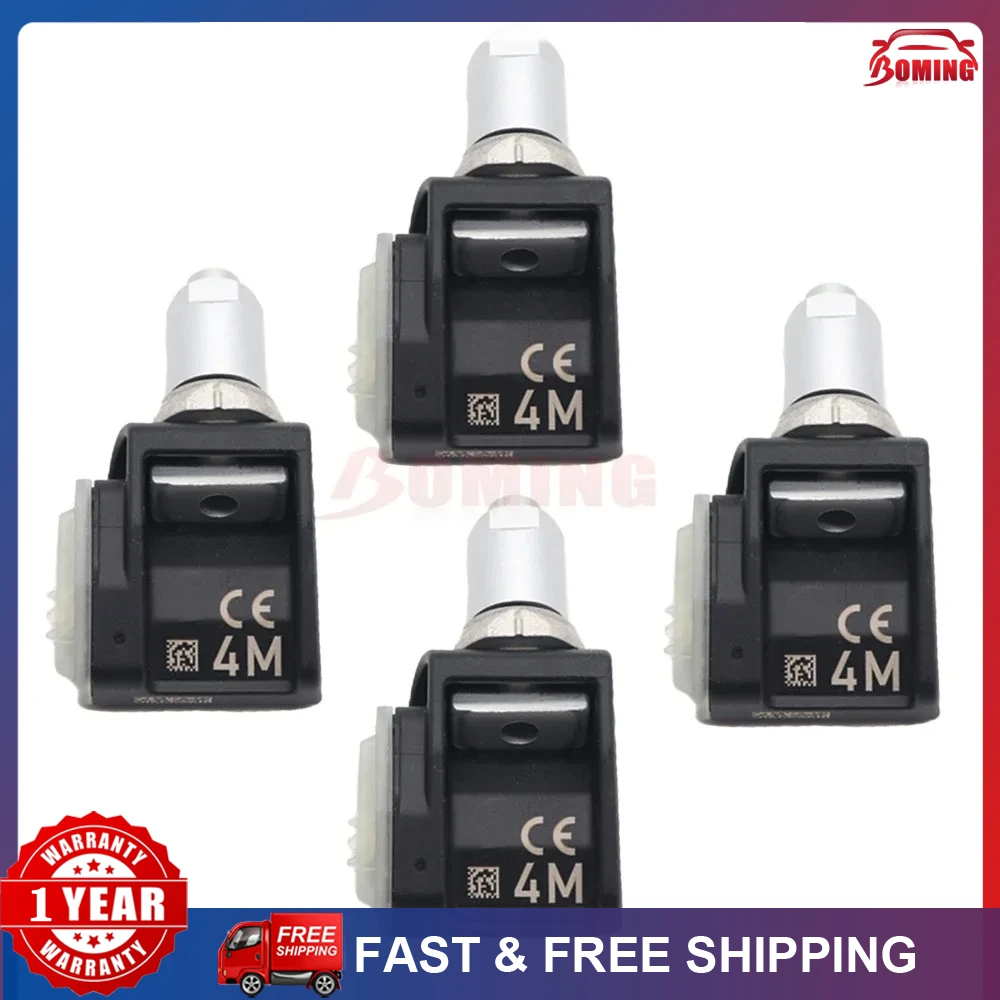 

4PCS 13549917 TPMS Tire Pressure Sensor 433MHz For Cadillac Escalade CT4 ATS GMC Savana Chevrolet Silverado Suburban Traverse