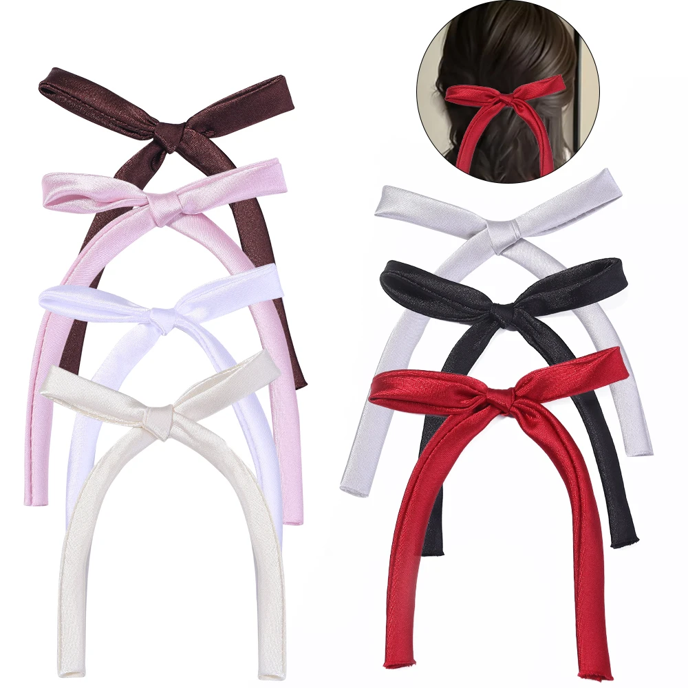 

10pcs/lot Handwork Hollow Ribbon Bowknot Girl Sweet Bows Tie For Jewelry Making DIY Bows Headwear Dressing Sewing Decoration