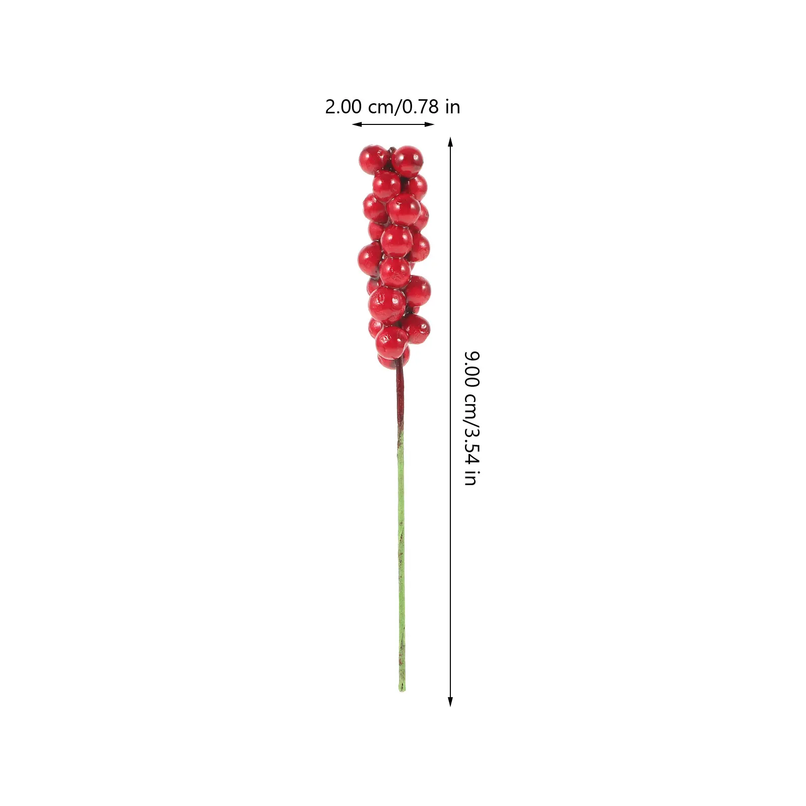 

50pcs Artificial Berry Stems Fake Christmas Berries Simulation Berries Branch Diy Decorations For Xmas Tree Party Centerpiece