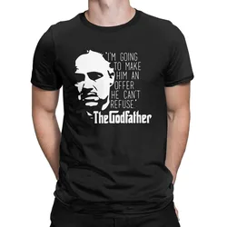 Summer The Godfather Print Cotton T-Shirts Streetwear New Men Women Fashion Short Sleeve T Shirt Harajuku Man Tees Tops Clothing