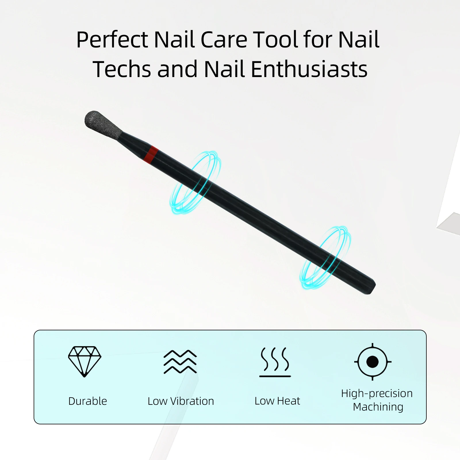 HYTOOS Black Round Top Nail Dr - Nail Drill Machine ulasan dan harga
