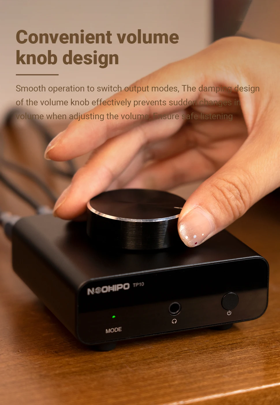  NEOHIPO TP10 Plattenspieler-Vorverstärker Phono-Vorverstärker Mini-Vorverstärker für Plattenspieler RCA/3,5-mm-Ausgang Geräuscharmer Kopfhörer-Vorverstärker – Detail 5
