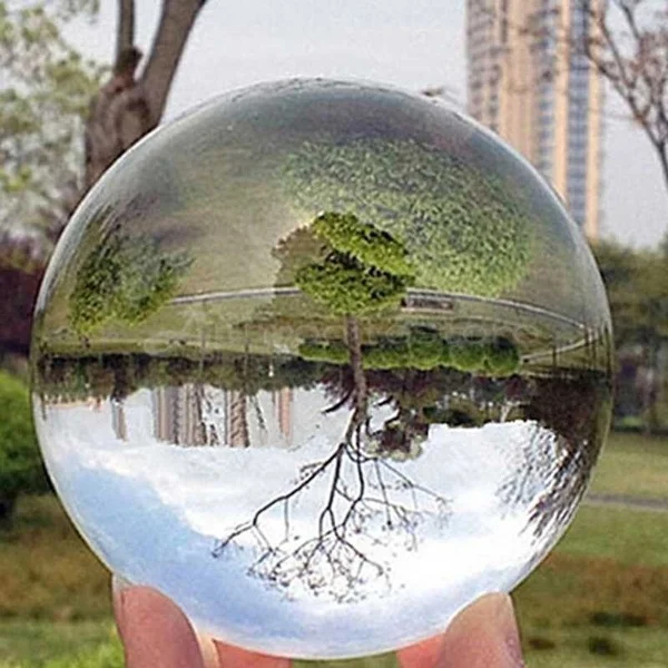 40Mm Clear Glass Crystal Ball Healing Sphere Photography Props Gifts ST