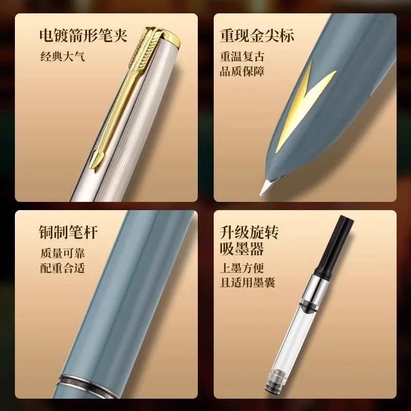 

Hero 616/616S Fountain Pen EF/F/Bent 0.38 0.5MM Art Nib Smooth Writing Experience Pens stationery Office Pen Bulk