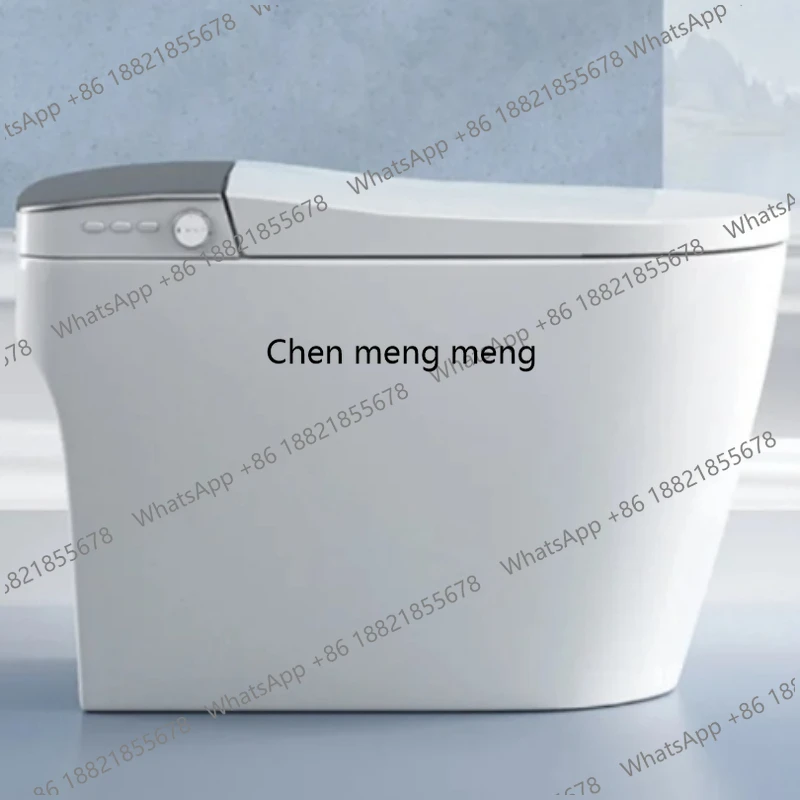 Unplugged Smart Toilet Siphon Kick Flush Toilet No Water Pressure Limit Plug-in Free Factory Straight Hair