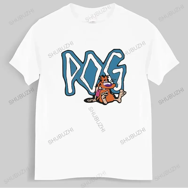 cotton tshirt men summer tees New arrival men's  Summer Style fashion T-Shirt Pog Funny Top Tees Mens Tshirt