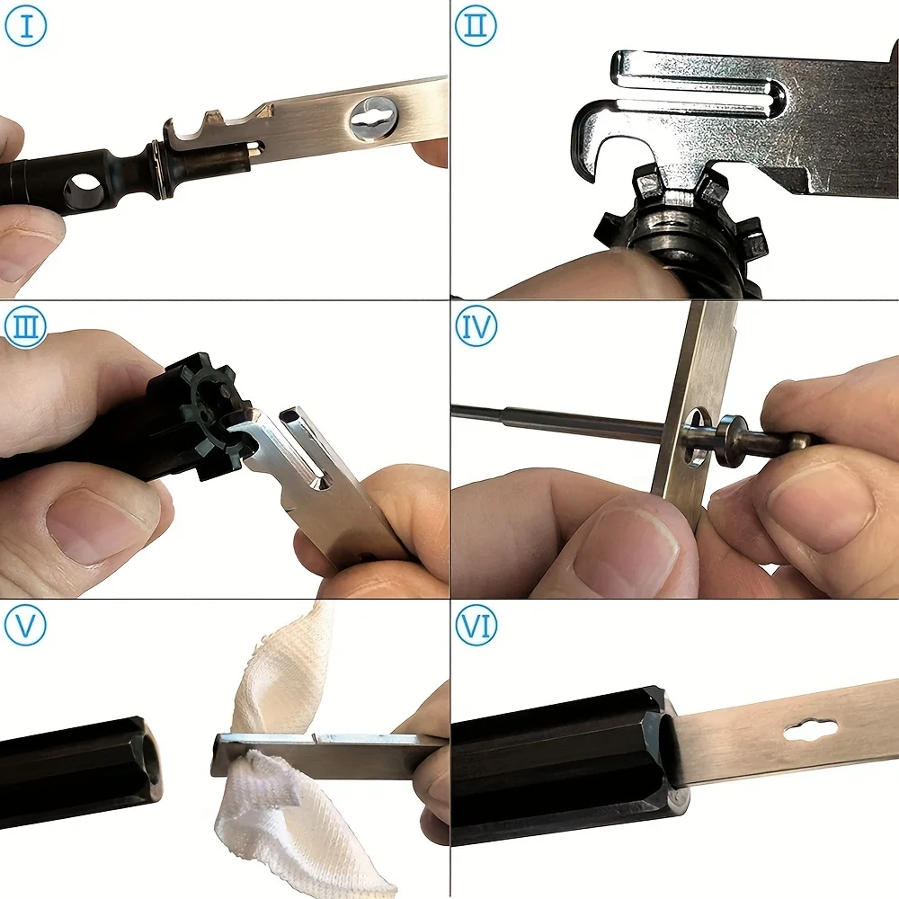 AVAR15S AR15 Scraper - Carbon Removal Tool for M4 BCG and Rifle Bolt Cleaning Kit M16 Scraper