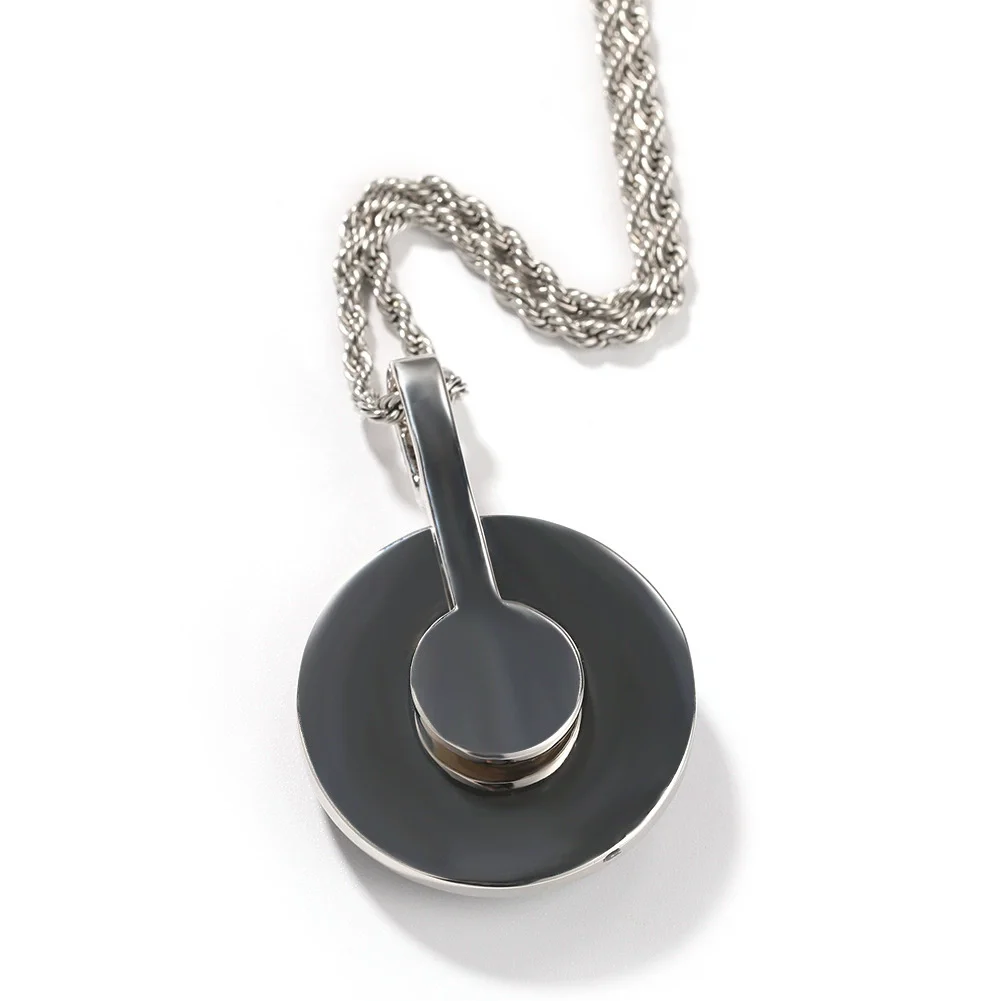 

Men's and women's necklace gold-plated zircon unicorn European and American hip-hop rock fashion jewelry party accessories