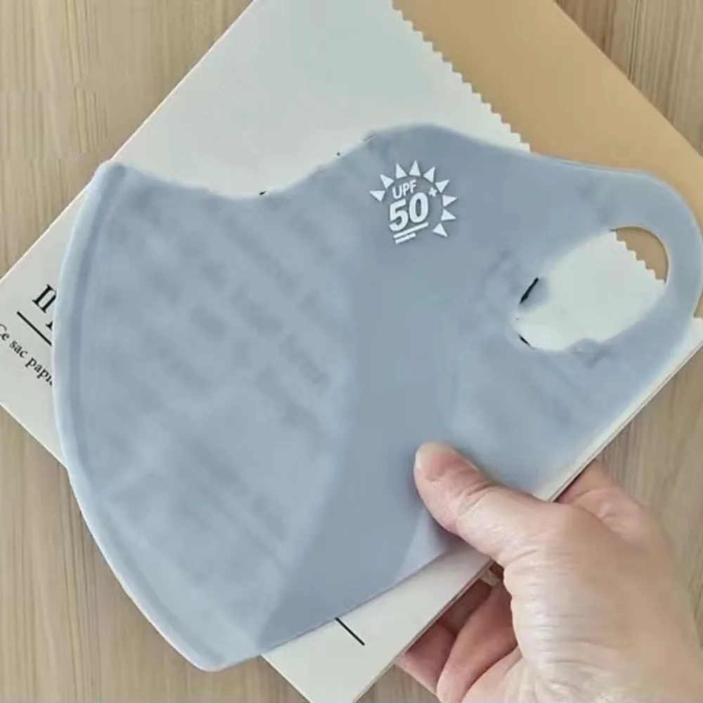 Venda quente máscara de seda gelo respirável traceless anti-uv pára-sol máscara ultrafina anti pólen equitação máscara facial esportes ao ar livre