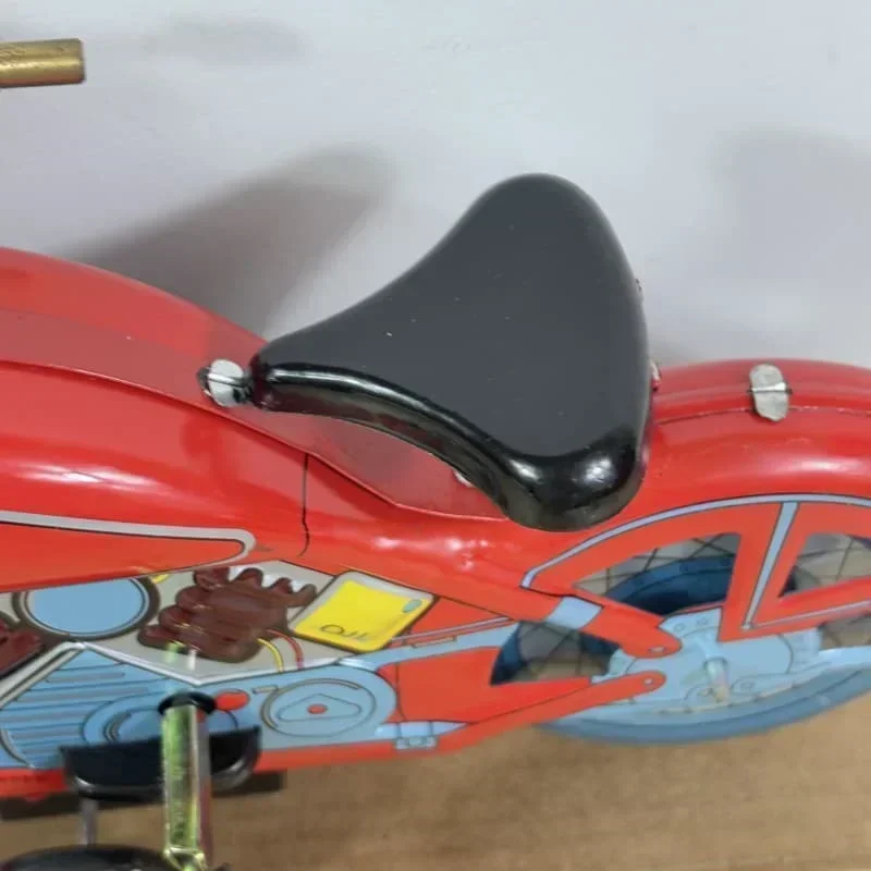 The Motorcycle Model Mechanical Toy Funny Collection Retro Wind Up Toy Metal Tin Clockwork Toy Figures Model Kids Gift