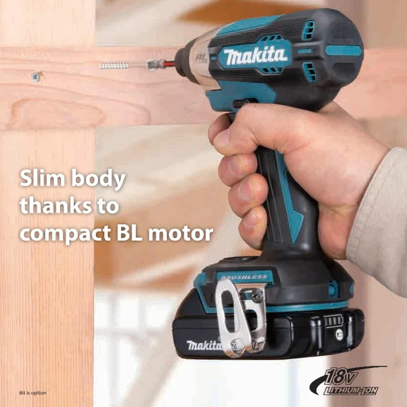 Makita DTD157Z Brushless Cordless Impact Driver Sub-Compact 2-Stage 18V Lithium Power Tools Electric Screwdriver 3000RPM 140NM