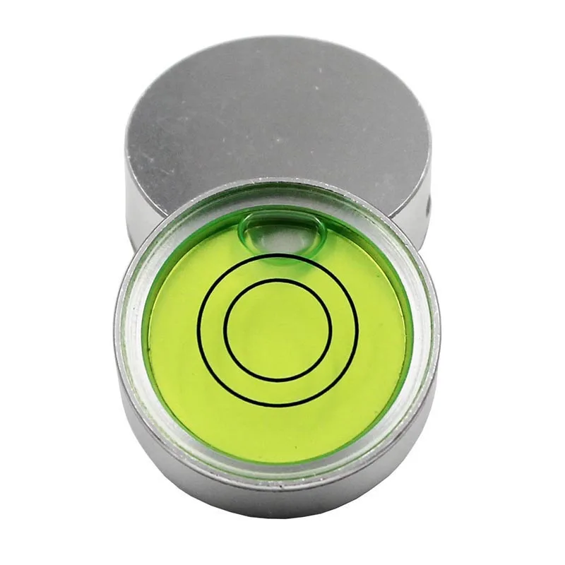 QASE Mini Spirit Level Bubble Round Bubble Level for Washing Machine Refrigerator Size 25*9mm 1PCS