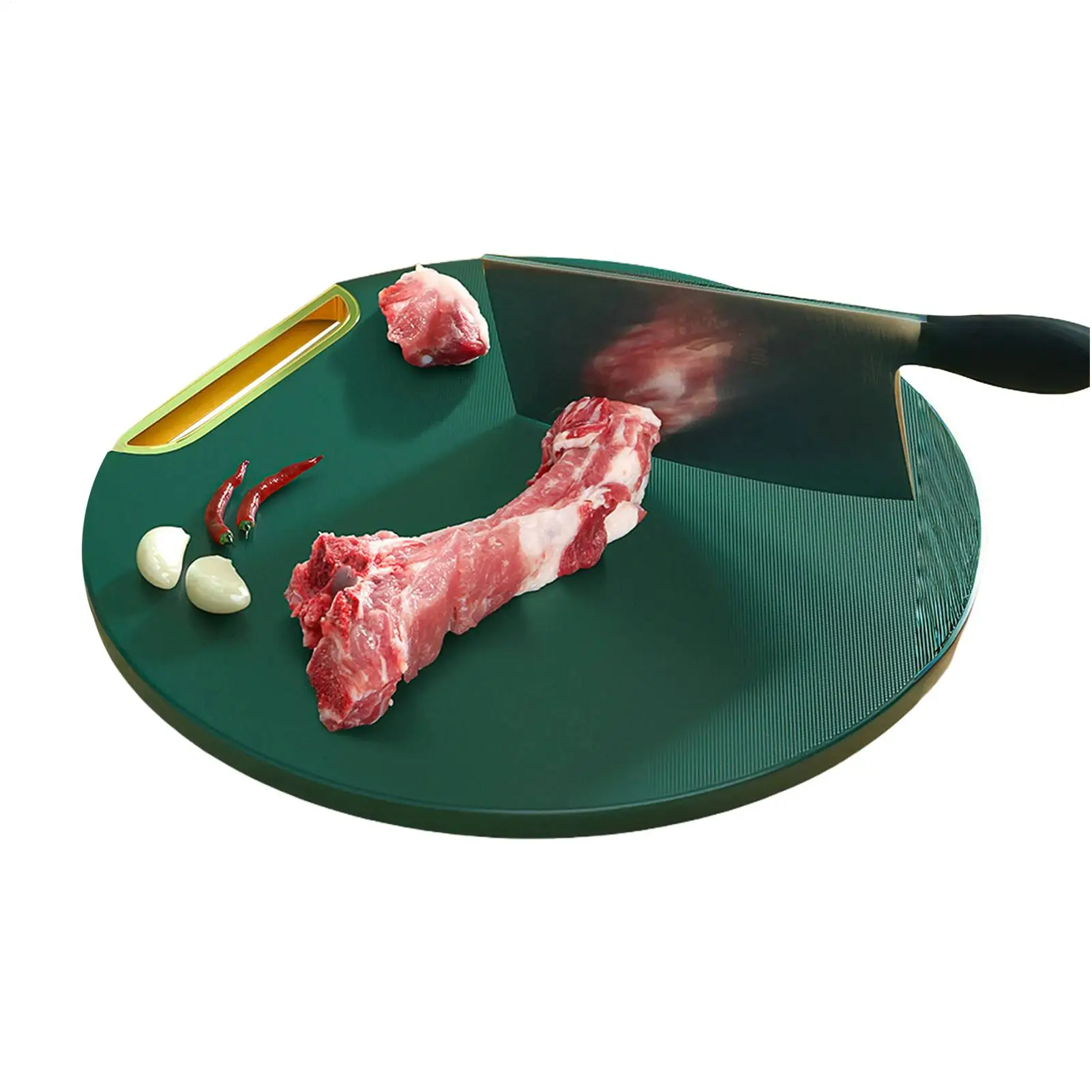 

Cutting Board Double Sided Round Cutting Board for Kitchen Gadgets Prep Block for Meat Cheese Vegetable Home Wedding Christmas