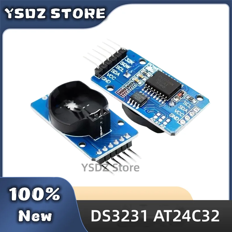 New Original DS3231 AT24C32 IIC Precision RTC Real Time Clock Memory Module For Arduino in stock Fast Shipping