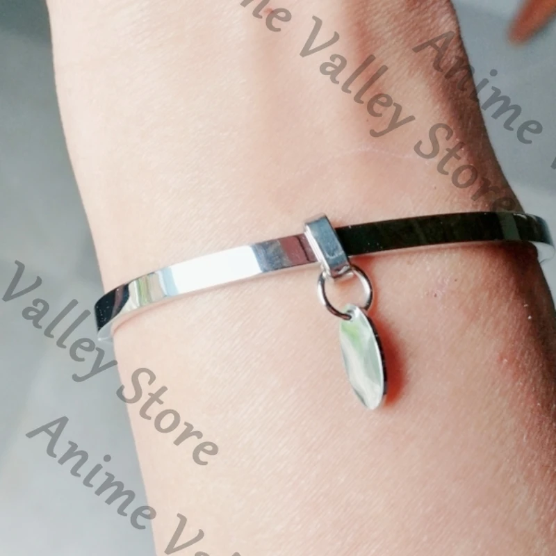 Anime Zenless Zone Zero Asaba Harumasa Cosplay Prop Alloy Open-end Bracelet Cartoon Bracelets Bangles Wristlet Garniture Gift