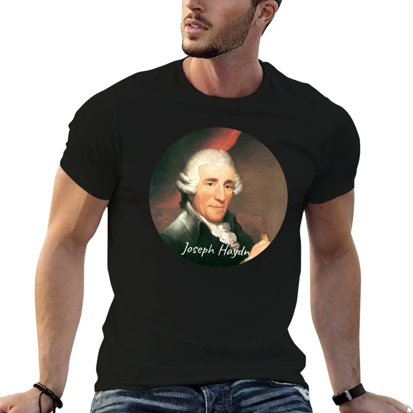 

Franz Joseph Haydn Composer Portrait T-Shirt designer shirts man t shirt for a boy mens fashion