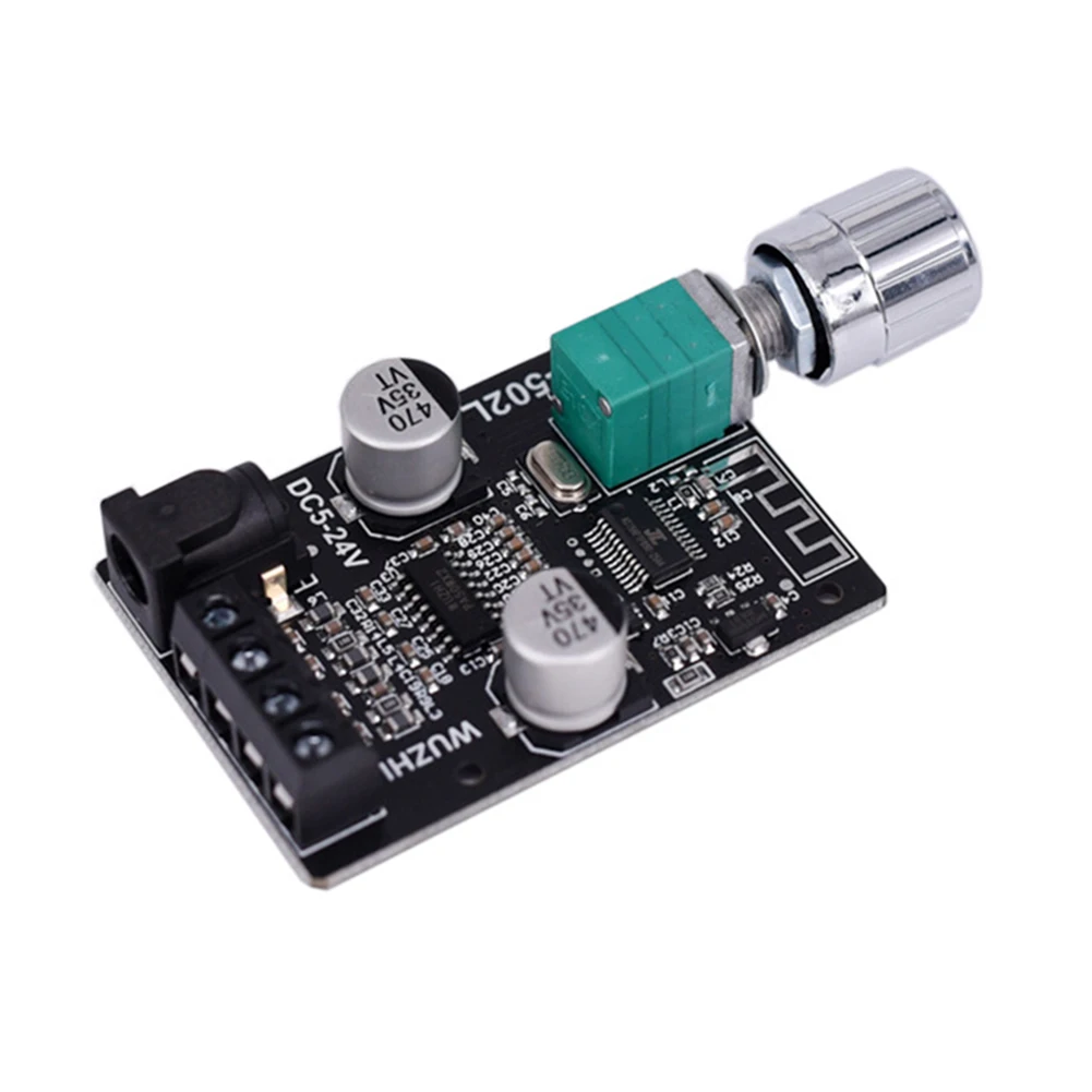 Набор плат усилителя мощности 2x50 Вт, медный разъем постоянного тока, мини-двухканальный динамик, плата цифрового усилителя мощности