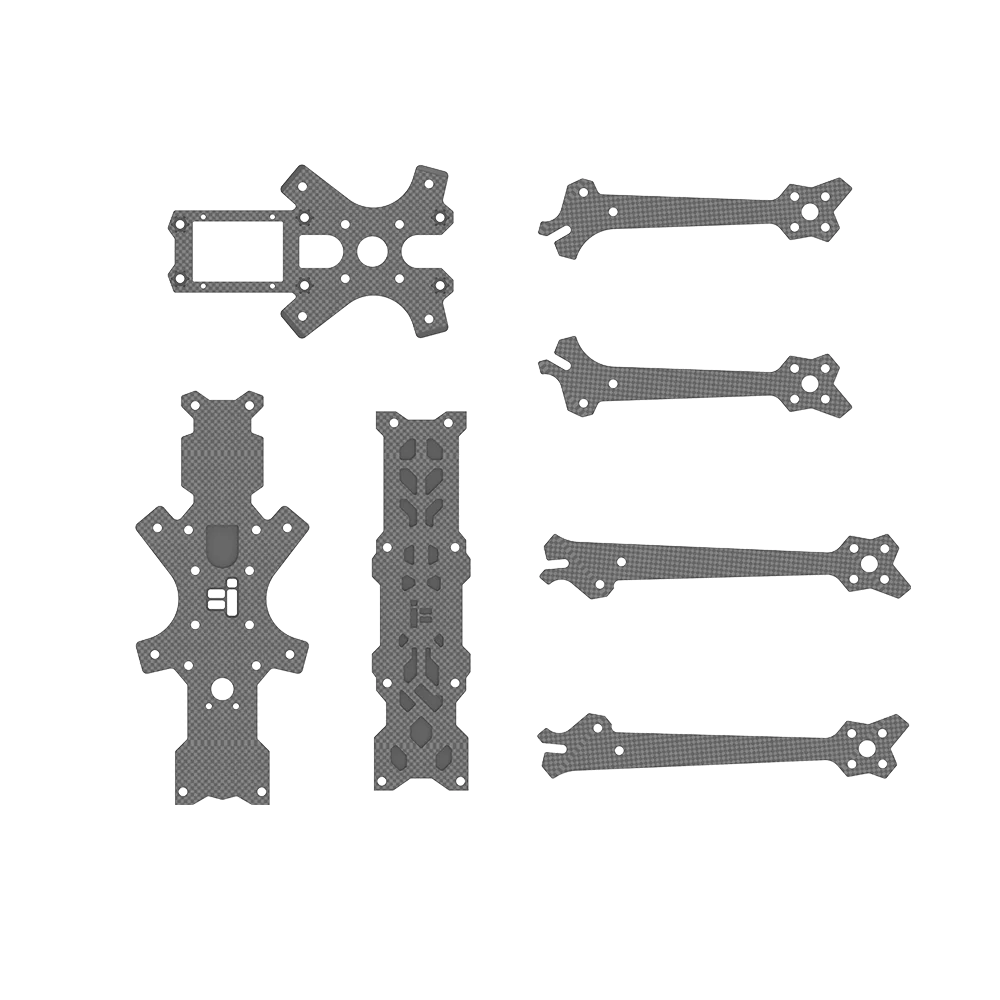 iFlight Nazgul Evoque F5 V2 F5X/F5D FPV Replacement Part for side Panels/middle plate/top plate/bottom plate/arms/TPU parts